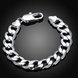 Wholesale Trendy Silver Round Bracelet TGSPB313 1 small