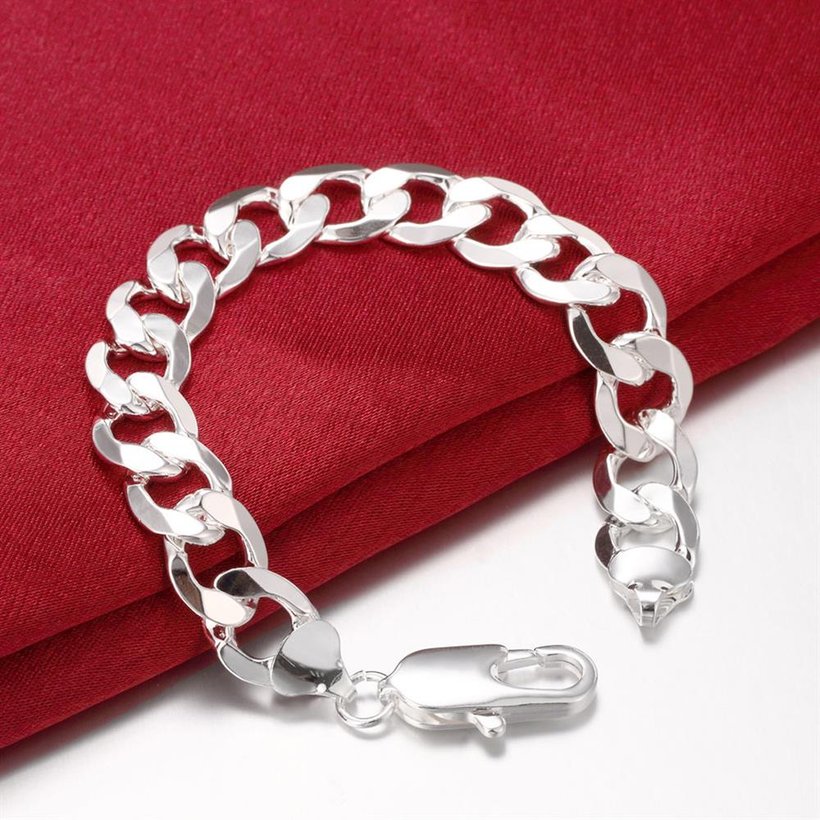 Wholesale Trendy Silver Round Bracelet TGSPB313 2