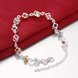 Wholesale Romantic Colorful Stones Silver Bracelet TGSPB014 4 small