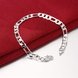 Wholesale Romantic Silver Round Bracelet TGSPB315 3 small