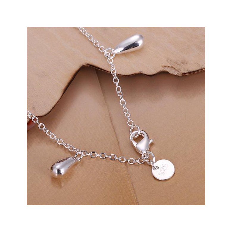 Wholesale Romantic Silver Water Drop Bracelet TGSPB317 0