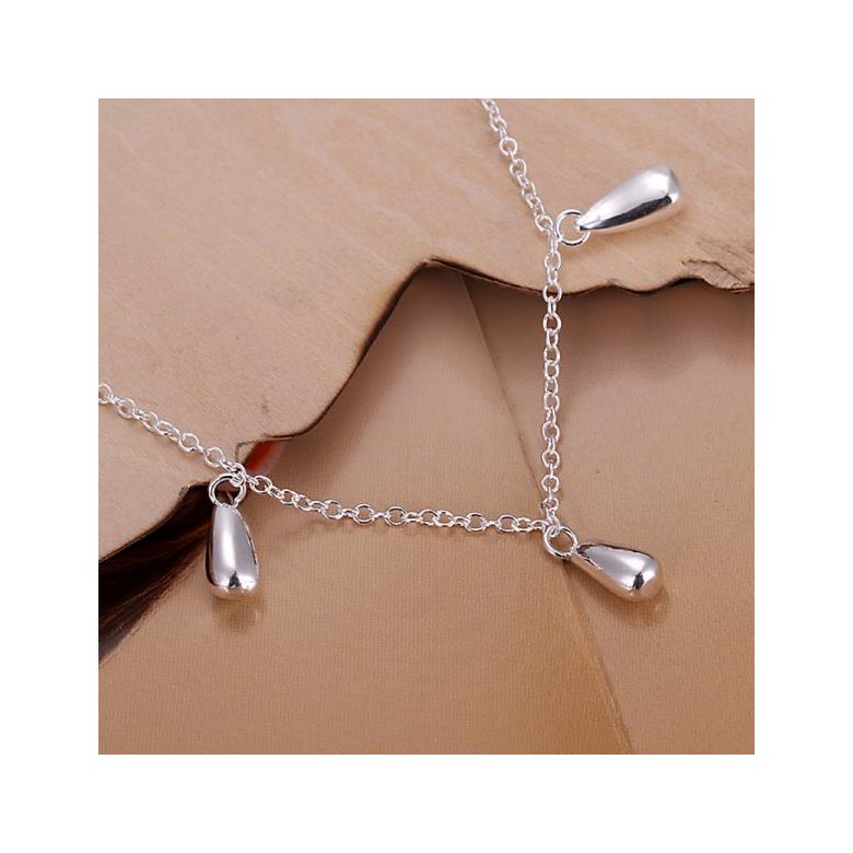 Wholesale Romantic Silver Water Drop Bracelet TGSPB317 1