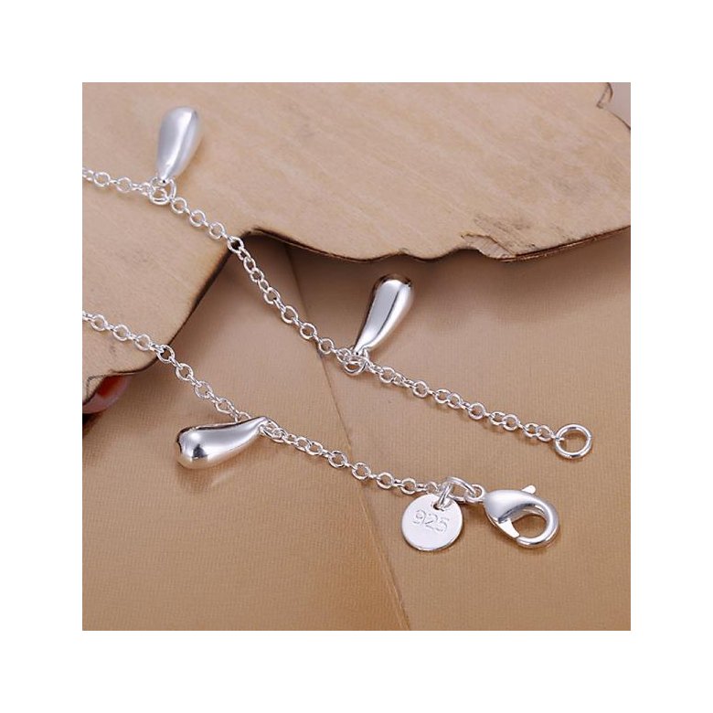 Wholesale Romantic Silver Water Drop Bracelet TGSPB317 2