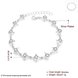 Wholesale Romantic Silver Plant CZ Bracelet TGSPB326 0 small