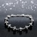 Wholesale Romantic Silver Plant CZ Bracelet TGSPB326 2 small