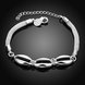 Wholesale Romantic Silver Round Bracelet TGSPB331 1 small