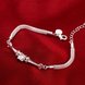 Wholesale Romantic Silver Geometric CZ Bracelet TGSPB335 4 small