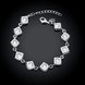 Wholesale Trendy Silver Round CZ Bracelet TGSPB340 2 small