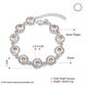 Wholesale Classic Silver Round CZ Bracelet TGSPB341 0 small