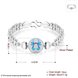 Wholesale Classic Silver Round Bracelet TGSPB344 0 small