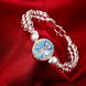 Wholesale Classic Silver Round Bracelet TGSPB344 2 small
