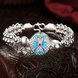 Wholesale Classic Silver Round Bracelet TGSPB344 3 small