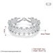 Wholesale Trendy Silver Round Bracelet TGSPB357 0 small