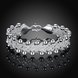 Wholesale Trendy Silver Round Bracelet TGSPB357 1 small