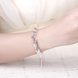 Wholesale Romantic Silver Plant Bracelet TGSPB365 4 small