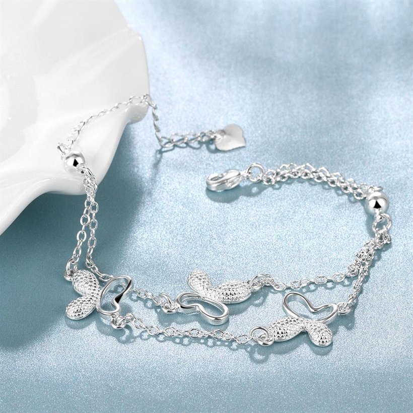 Wholesale Romantic Silver Animal Bracelet TGSPB370 2