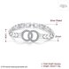 Wholesale Classic Silver Round CZ Bracelet TGSPB386 0 small