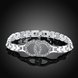 Wholesale Classic Silver Round CZ Bracelet TGSPB386 1 small