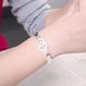 Wholesale Classic Silver Round CZ Bracelet TGSPB386 4 small