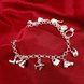 Wholesale Trendy Silver Geometric Bracelet TGSPB408 3 small