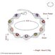 Wholesale Hot sell fashion glittery CZ Silver Bracelet TGSPB001 0 small