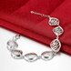 Wholesale Classic Silver Geometric Bracelet TGSPB411 2 small