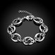 Wholesale Romantic Silver Heart Bracelet TGSPB418 1 small