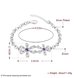 Wholesale Romantic Silver Plant CZ Bracelet TGSPB420 4 small