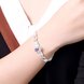 Wholesale Classic Silver Geometric CZ Bracelet TGSPB430 0 small