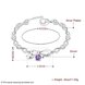 Wholesale Romantic Silver Bowknot CZ Bracelet TGSPB031 2 small