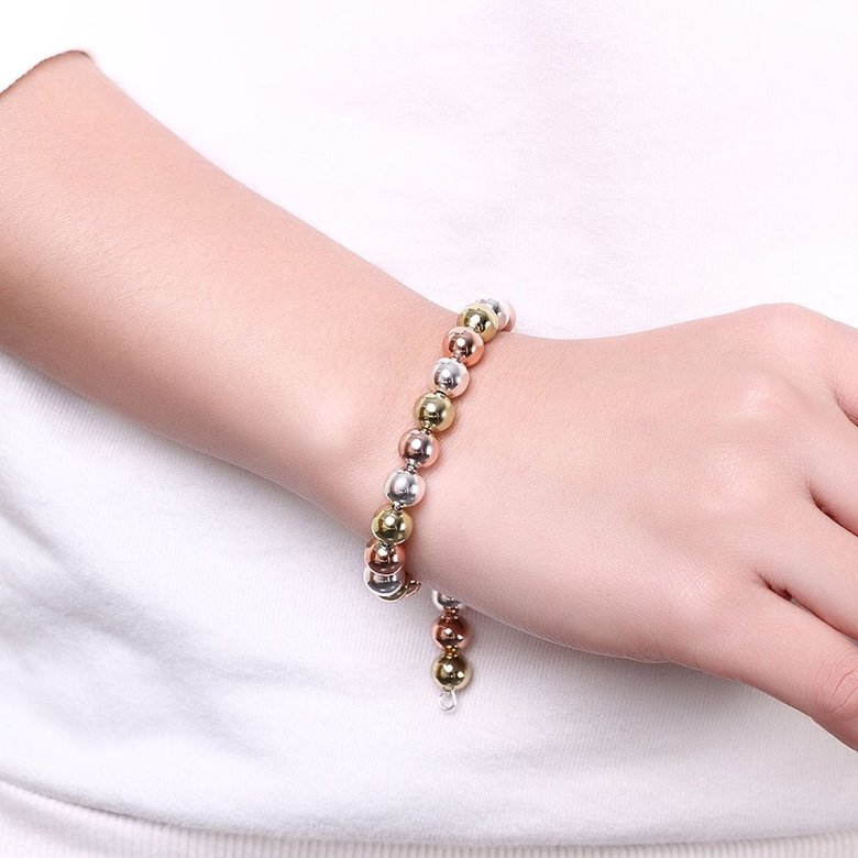 Wholesale Trendy Silver Round Bracelet TGSPB057 0