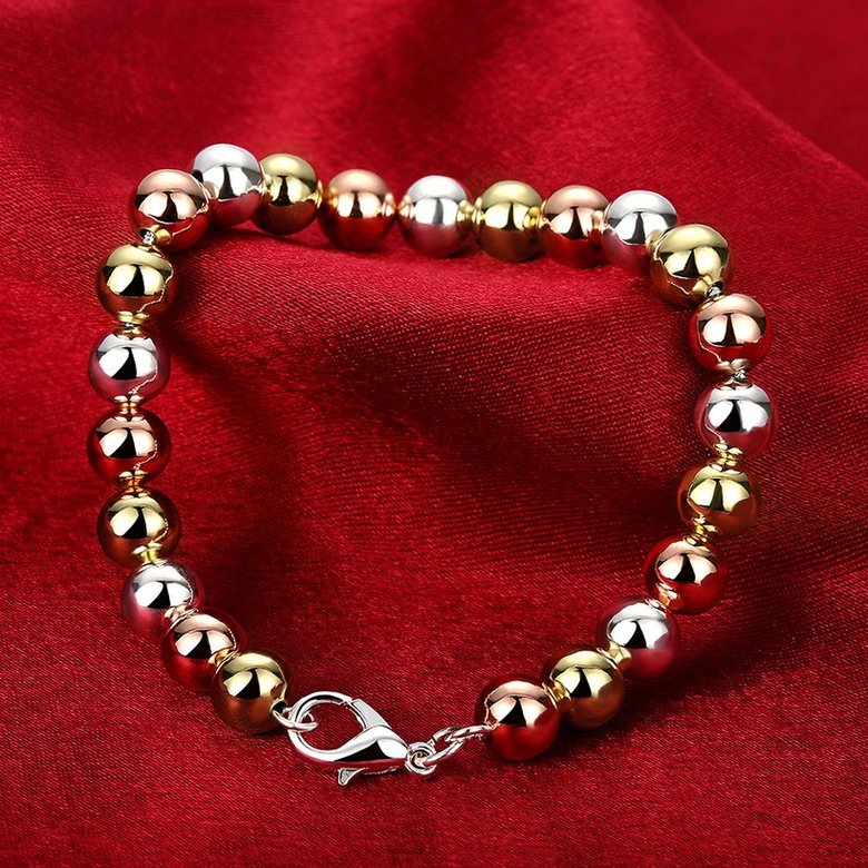 Wholesale Trendy Silver Round Bracelet TGSPB057 4