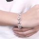 Wholesale Trendy Silver Heart Bracelet TGSPB070 1 small