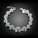 Wholesale Trendy Silver Heart Bracelet TGSPB070 2 small