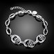 Wholesale Trendy Silver Geometric Bracelet TGSPB100 1 small