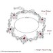 Wholesale Romantic Silver Plant CZ Bracelet TGSPB108 2 small