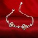 Wholesale Romantic Silver Plant CZ Bracelet TGSPB379 2 small