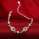 Wholesale Classic Geometric CZ Silver Bracelet TGSPB024 1 small