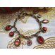 Wholesale Women Cuff Bracelets Imitation ruby Bohemian Bangles Vintage Red Color Ethnic Costume Jewelry VGB001 1 small