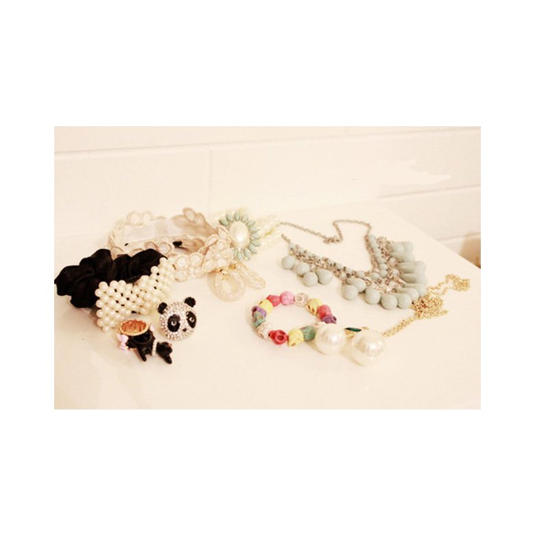 Wholesale Colorful Skull Stone Beads  Snap Buttons Bracelet Kids Girls Boys Halloween Jewelry VGB003 3