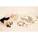 Wholesale Colorful Skull Stone Beads  Snap Buttons Bracelet Kids Girls Boys Halloween Jewelry VGB003 3 small