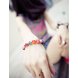 Wholesale Colorful Skull Stone Beads  Snap Buttons Bracelet Kids Girls Boys Halloween Jewelry VGB003 4 small