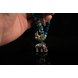 Wholesale Natural blue Agate Crystal Cat's Eye Garnet Fashion Korean-style Multilayer Beaded Bracelet Women's Baby Elephant Lucky Bracele VGB011 0 small