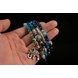 Wholesale Natural blue Agate Crystal Cat's Eye Garnet Fashion Korean-style Multilayer Beaded Bracelet Women's Baby Elephant Lucky Bracele VGB011 4 small