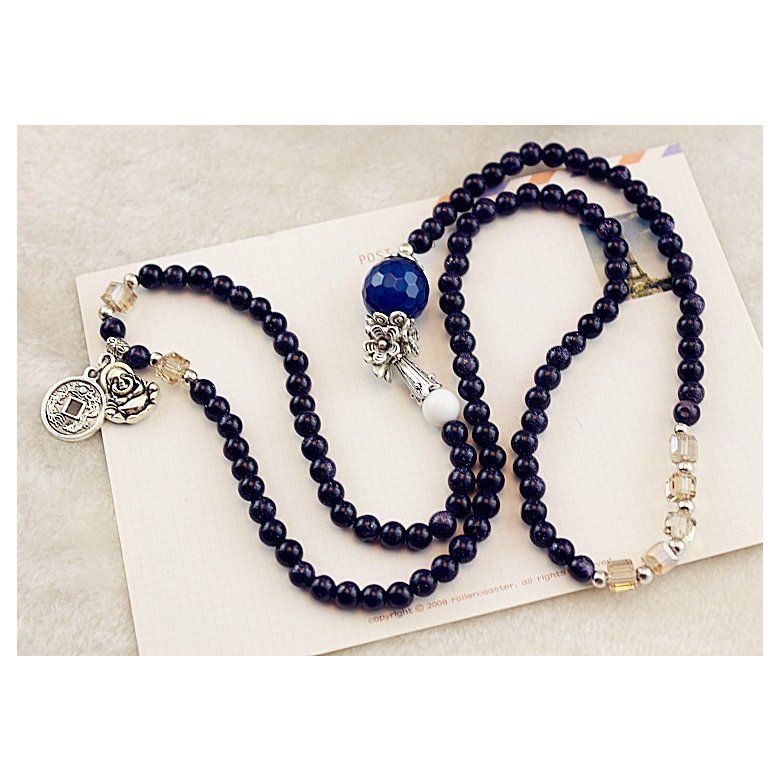 Wholesale Natural Black  Bracelet beads Strand Mala Rosary Buddhist Buddha Lover Lucky Amulet Jewelry VGB012 0