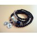 Wholesale Natural Black  Bracelet beads Strand Mala Rosary Buddhist Buddha Lover Lucky Amulet Jewelry VGB012 2 small