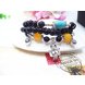 Wholesale Fashion natural Jewelry sardonyx loose beads bracelet be fit for men and women Accessories and amulets VGB016 4 small