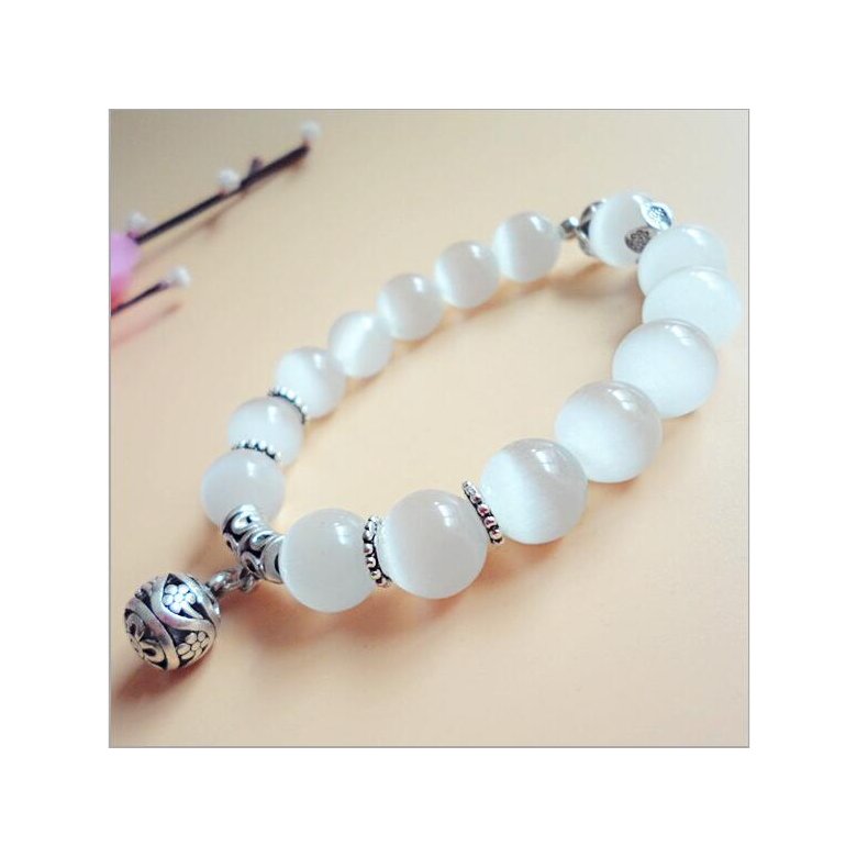 Wholesale Ladies Natural Opal Beads Bracelets Crystal Fashion Female Bracelet Vintage Braceletes Women Rope Chain VGB018 0