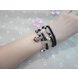 Wholesale Trendy Natural Garnet Wine Red Bracelets Women Female Jewelry fox Crystal Charm Bracelet Gift for Girls VGB020 0 small