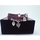 Wholesale Trendy Natural Garnet Wine Red Bracelets Women Female Jewelry fox Crystal Charm Bracelet Gift for Girls VGB020 1 small